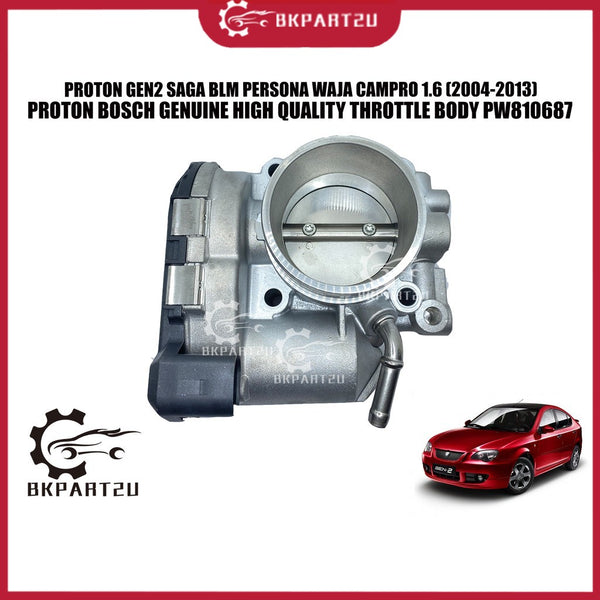PROTON GEN2 SAGA BLM PERSONA WAJA CAMPRO 1.6 (2004-2013) THROTTLE BODY  MADE BY PROTON BOSCH GENUINE ORI PW810687