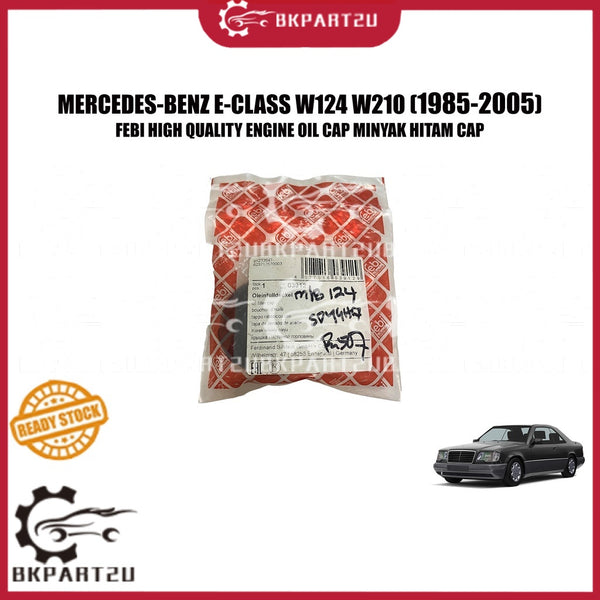 MERCEDES-BENZ E-CLASS W124 W210 E200 E230 E250 (1985-2005) ENGINE OIL CAP MINYAK HITAM FEBI GERMANY