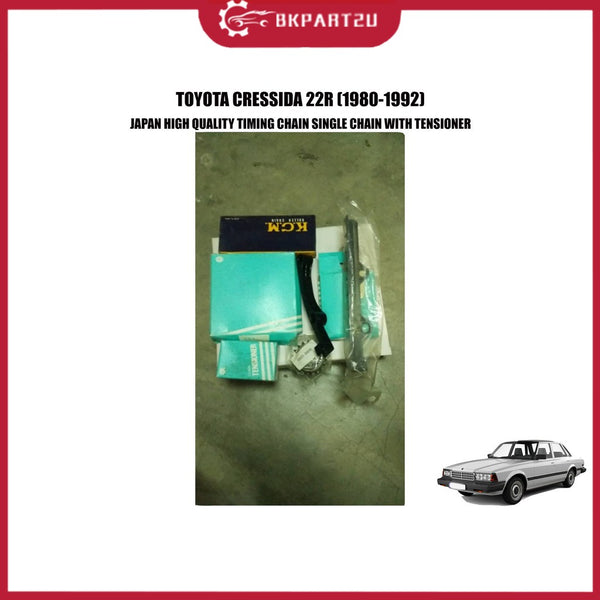 TOYOTA CRESSIDA 22R  4C 2.4L (1980-1992) TIMING CHAIN SINGLE CHAIN WITH TENSIONER AND DAMPER MADE IN JAPAN