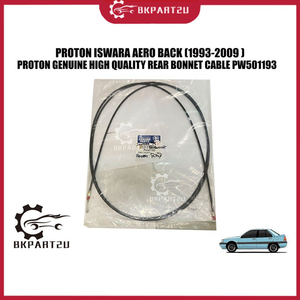 PROTON SAGA ISWARA AERO BACK (1993-2009) REAR BONNET CABLE MADE BY PROTON GENUINE ORI PW501193