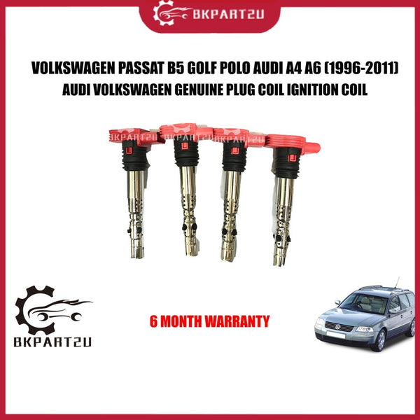 VOLKSWAGEN PASSATB5 GOLF POLO AUDI A4 A6(1996-2011) PLUG COIL R8 MADE BY VOLKSWAGEN GENUINE IGNITION COIL 06C 905 115