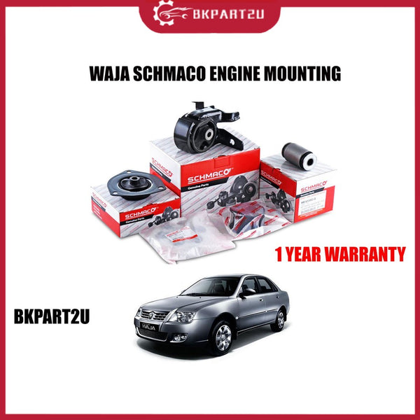 SCHMACO ENGINE MOUNTING KIT SET PROTON WAJA 1.6 AUTO/MANUAL (4PCS IN 1 SET) - 1 YEAR WARRANTY