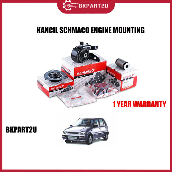 SCHMACO ENGINE MOUNTING KIT SET PERODUA KANCIL (3PCS IN 1 SET) - 1 YEAR WARRANTY