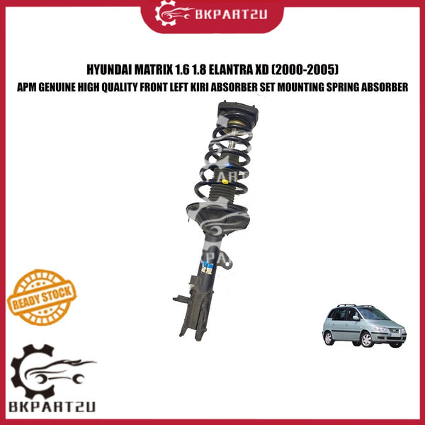 HYUNDAI MATRIX 1.6 1.8 ELANTRA XD (2000-2005) FRONT LEFT KIRI ABSORBER SET MOUNTING SPRING ABSORBER APM SATU SET KIRI