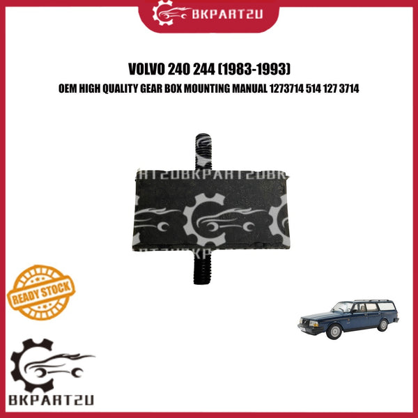 VOLVO 240 244 (1983-1993) GEAR BOX MOUNTING MANUAL 1273714 514 127 3714 MADE BY OEM 3 MONTH WARRANTY