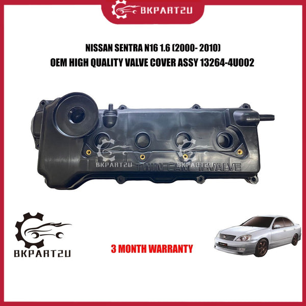 NISSAN SENTRA N16 1.6 1.8 (2000- 2010) VALVE COVER ASSY  MADE BY OEM 3 MONTH WARRANTY 13264-4U002