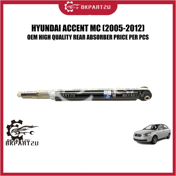 HYUNDAI ACCENT MC (2005-2012) REAR ABSORBER BELAKANG MADE BY OEM PRICE PER PCS 55310-1G210