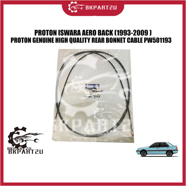 PROTON SAGA ISWARA AERO BACK (1993-2009) REAR BONNET CABLE MADE BY PROTON GENUINE ORI PW501193