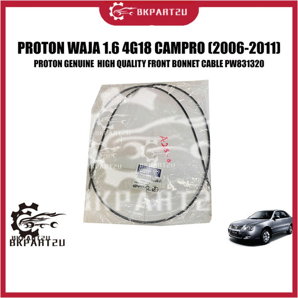 PROTON WAJA 1.6 4G18 CAMPRO (2006-2011) FRONT BONNET CABLE MAD BY PROTON GENUINE ORI PW831320