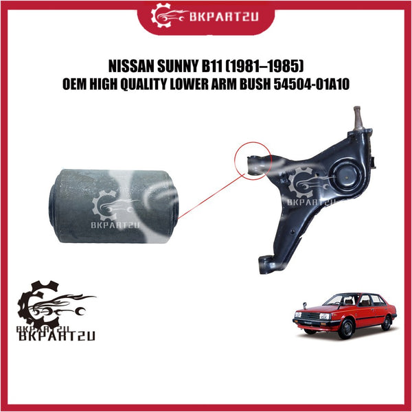 NISSAN SUNNY B11 (1981–1985) REAR LOWER ARM BUSH BELAKANG PRICE PER PCS 54504-01A05