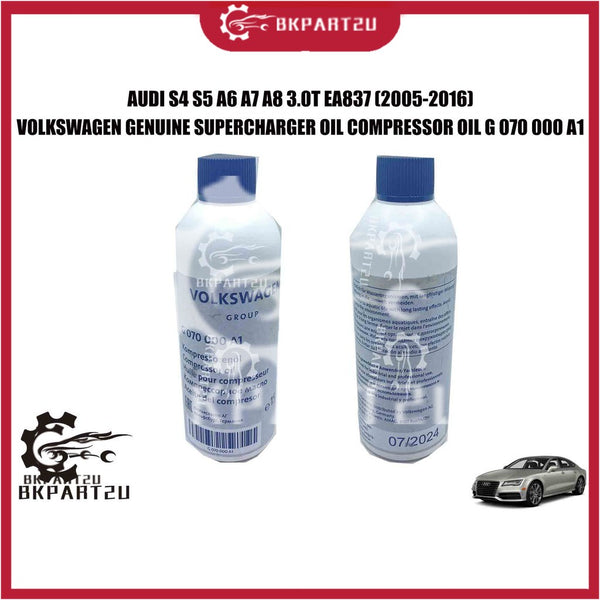 AUDI S4 S5 A6 A7 A8 3.0T EA837 (2005-2016) SUPERCHARGER OIL COMPRESSOR OIL MADE BY VOLKSWAGEN GENUINE G 070 000 A1
