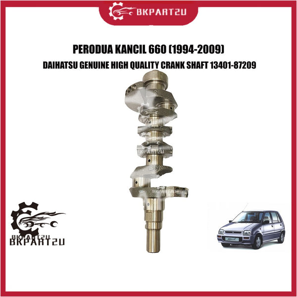 PERODUA KANCIL 660CC 660 L2 (1994-2009) CRANK SHAFT CRANKSHAFT ASSY DAIHATSU GENUINE 13401-87209