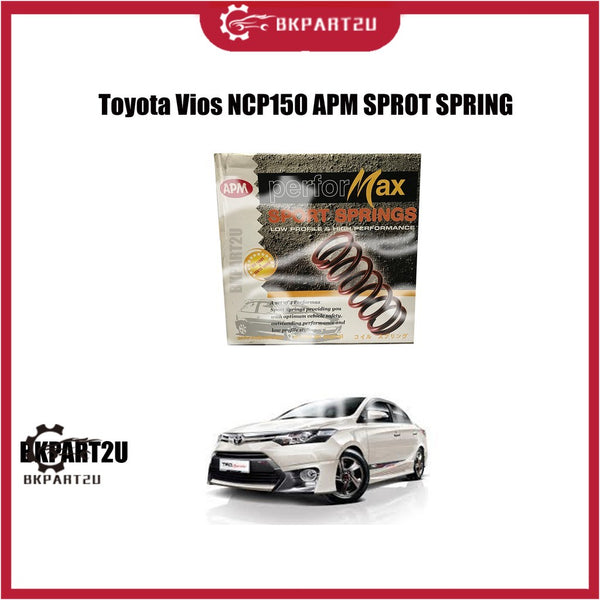 TOYOTA VIOS NCP150 APM PERFORMAX HIGH QUALITY SPORT LOWERED COIL SPRINGS ONE SET=4PCS !!