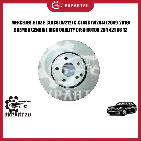 Mercedes-benz E-class W212 C-class W204 (2009-2016) Front Disc Rotor Depan Disc Made By Brembo Genuine 204 421 06 12