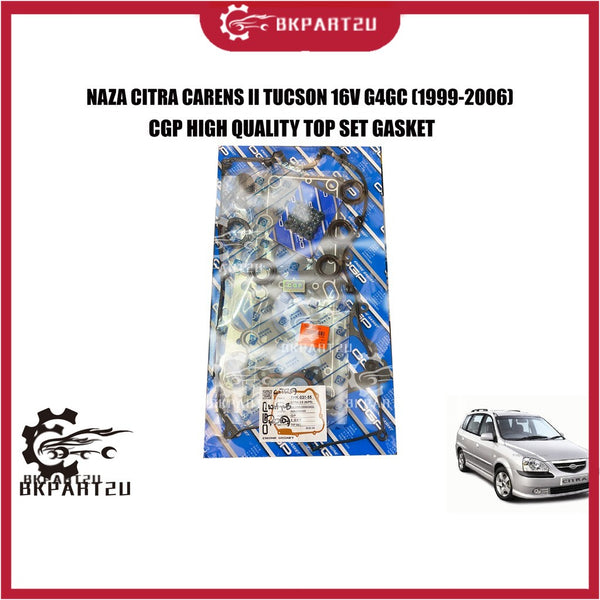 NAZA CITRA CARENS II TUCSON 16V G4GC (1999-2006) TOP SET GASKET CARBON MADE BY CGP 20920-23D00