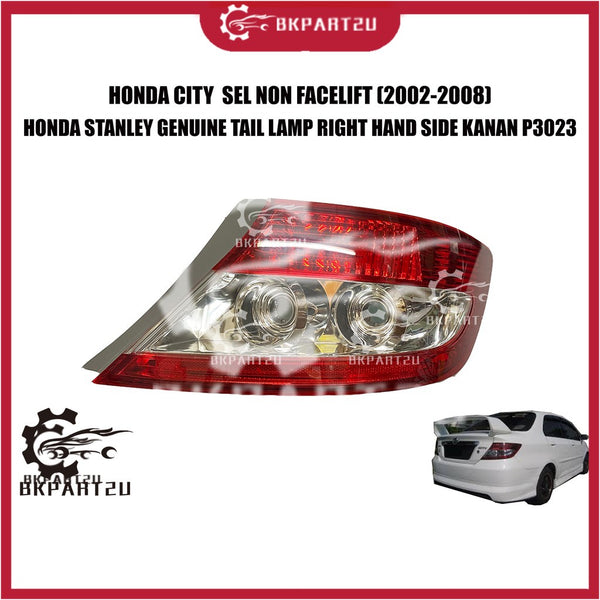 Honda City Sel First Model (2002-2007) Tail Lamp Lampu Belakang Dekat Body Right Kanan Made By Honda Stanley Brand New