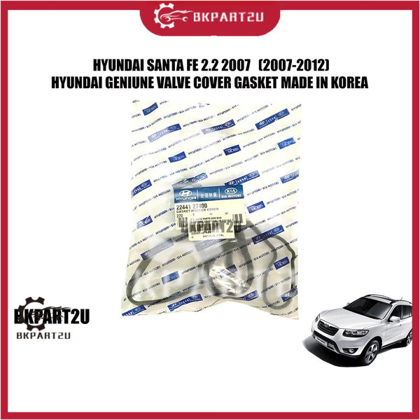 HYUNDAI SANTA FE 2.2 2007 2007-2012 HYUNDAI GENUINE VALVE COVER GASKET  MADE IN KOREA 22441 27400