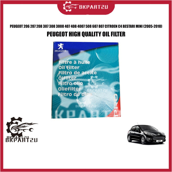PEUGEOT 206 207 208 307 308 3008 407 408 4007 508 607 807 CITROEN C4 MINI OIL FILTER PEUGEOT GENUINE 1109.Z1