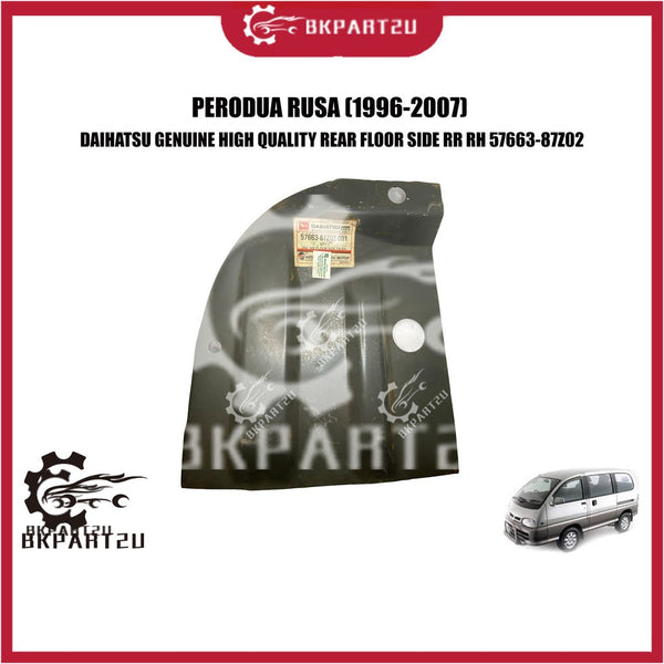 PERODUA RUSA (1996-2007) REAR BODY FLOOR SIDE PANEL RR RH PANEL BELAKANG BODY MADE BY DAIHATSU 57663-87Z02