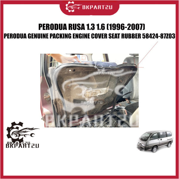 Perodua Rusa 1.3 1.6 (1996-2007) Packing Engine Cover Seat Rubber Seal Getar  Seat Depan Made By Perodua 58424-87Z03