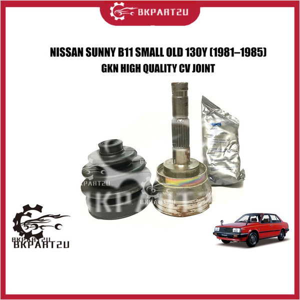 NISSAN SUNNY B11 SMALL OLD 130Y (1981–1985)CV JOINT(DRIVE SHAFT HEAD)MADE BY GKN C.V JOINT 302099 22X21X48 JAPAN