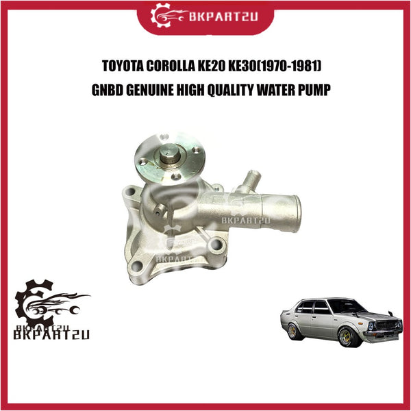 TOYOTA COROLLA KE20 KE30(1970-1981) WATER PUMP WITH GASKET AND ORING  MADE BY GNBD GWT- 09A 16100-29027