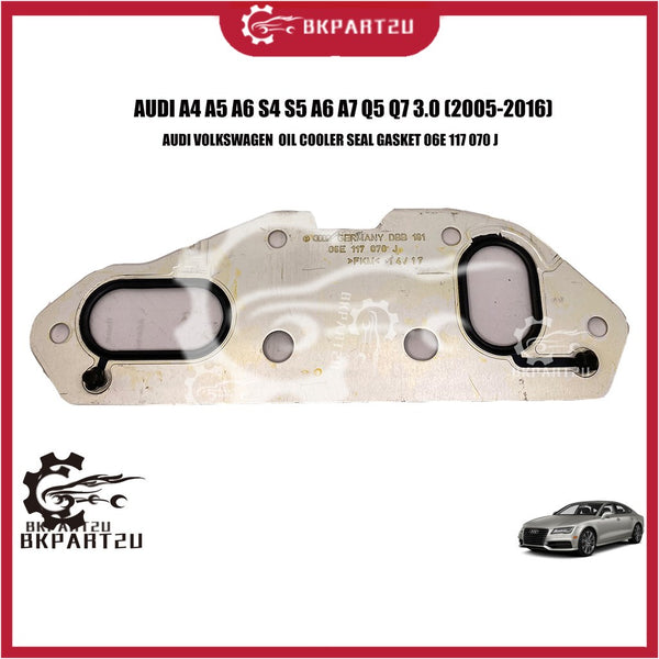 Audi A4 A5 A6 S4 S5 A6 A7 Q5 Q7 3.0 (2005-2016) Engnie Oil Cooler Gasket Seal Made By Audi Genuine Ori 06E 117 070 J
