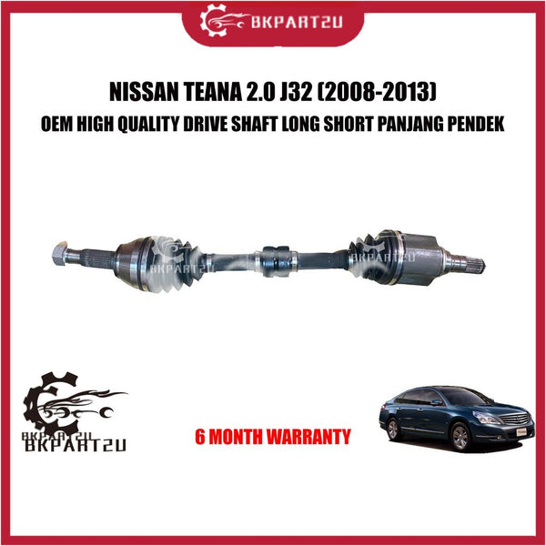 NISSAN TEANA 2.0 J32 (2008-2013) DRIVE SHAFT LONG SHORT PANJANG PENDEK KIRI KANAN LEFT RIGHT 6 MONTH WARRANTY