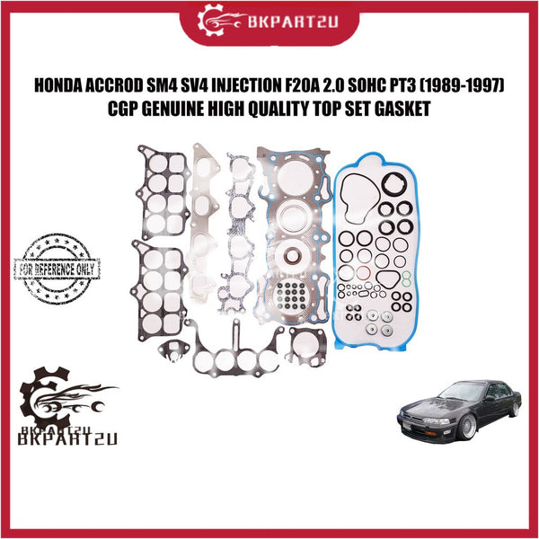 HONDA ACCROD SM4 INJECTION F20A 2.0 SOHC PT3 (1989-1997) TOP SET GASKET CARBON TOP OVERHAUL GASKET KIT EFI 16 VALVE
