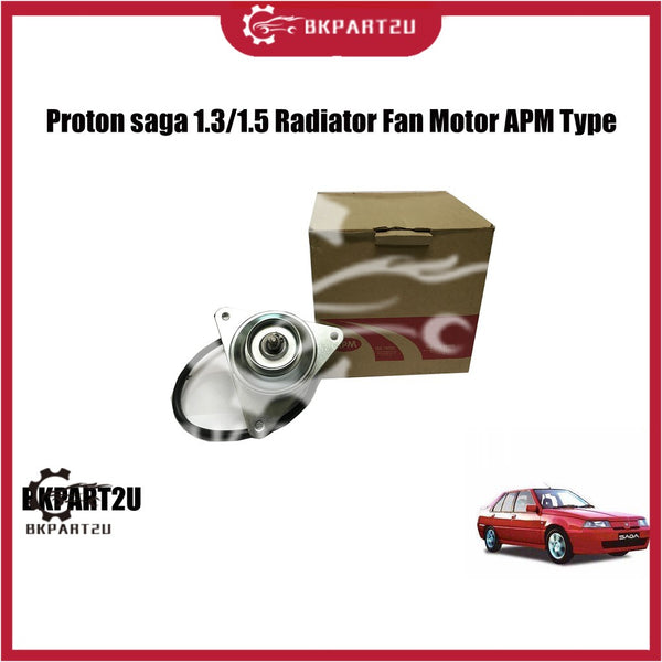 PROTON SAGA ISWARA BRAND NEW PREMIUM QUALITY APM TYPE 2 SOCKET RADIATOR FAN MOTOR KUALITI PREMIUM MOTOR KIPAS ORI APM