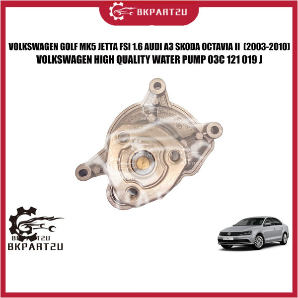 Volkswagen Golf Mk5 Jetta Passat Audi A3 Skoda Octavia 2003-2010 Water Pump With Oring 03C 121 019 J