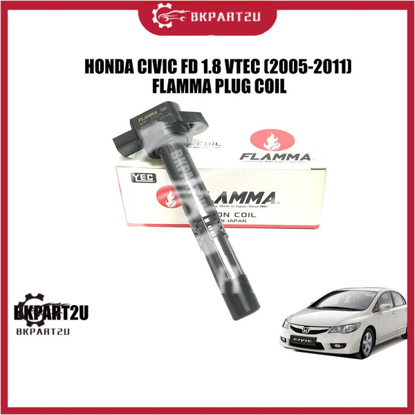 HONDA CIVIC FD,SNA 1.8, HONDA ACCORD TAO 2.0, HONDA CRV SWA 2.0 FLAMMA IGNITION PLUG COIL MAKE IN JAPAN HIGH QUALITY
