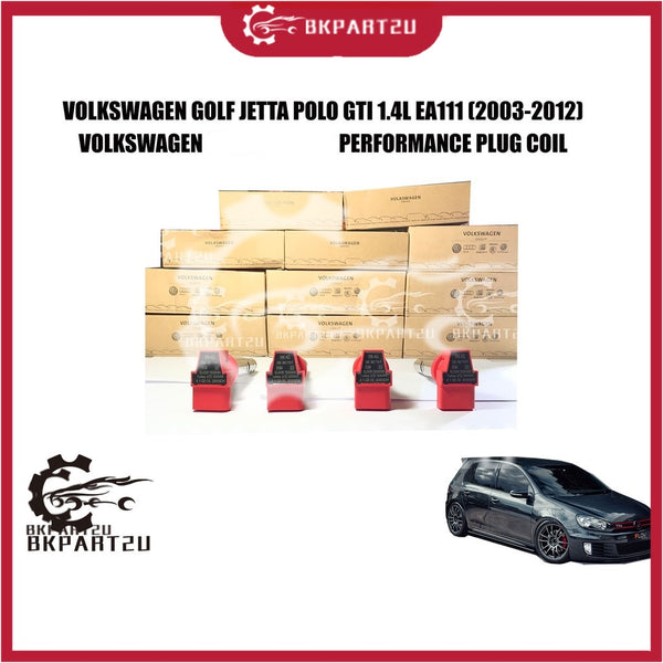 VOLKSWAGEN GOLF TSI JETTA GTI BEETLE SCIROCCO TIGUAN EA111 1.4 R8 (2003-2012) PLUG COIL 036 905 715F