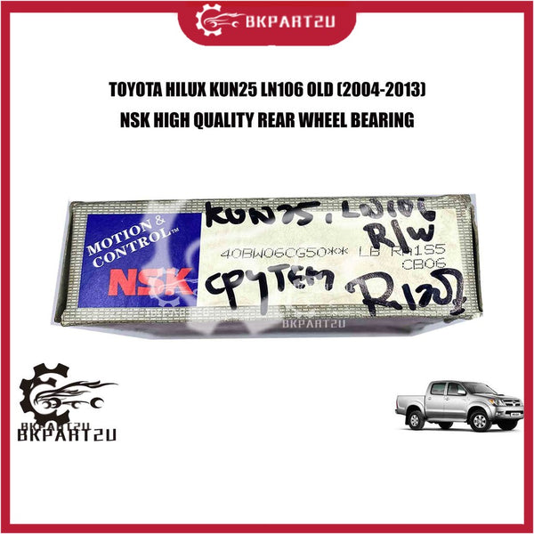 Toyota Hilux Kun25 Ln106 Old (2004-2013) Rear Wheel Bearing Bearing Belakang Made By Nsk 40BW06CG50