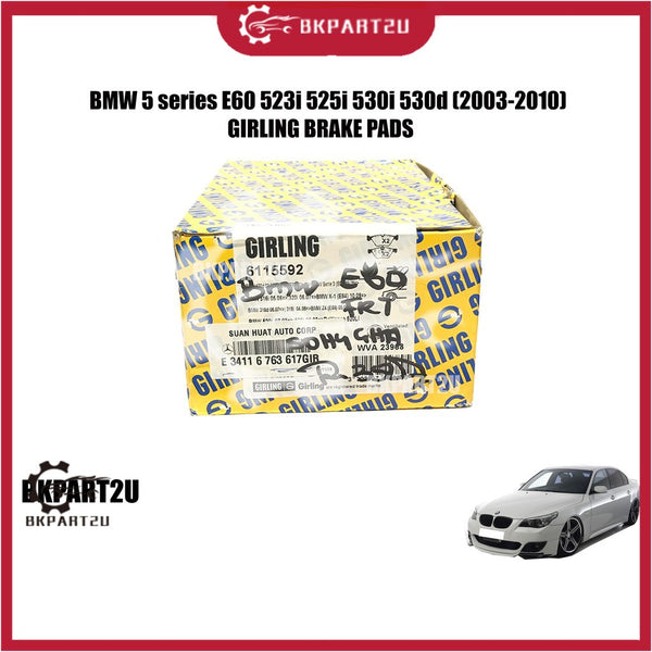 GIRLING FRT BRAKE PAD  BMW 5-SERIES 3-SERIES X-1  Z4  E60 E90 E84 E89   (MADE IN GERMANY 🇩🇪 ) (2007-2010) HIGH QUALITY