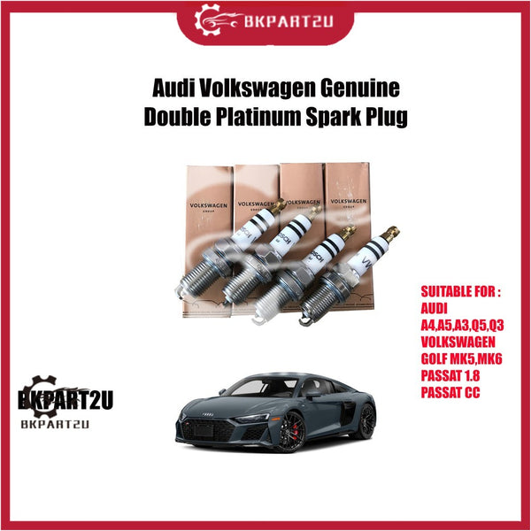 VOLKSWAGEN GOLF MK5 MK6 PASSAT B7 GENUINE PLATINUM SPARK PLUG (1.8 & 2.0L) 1 SET 4 PCS 06H 905 611