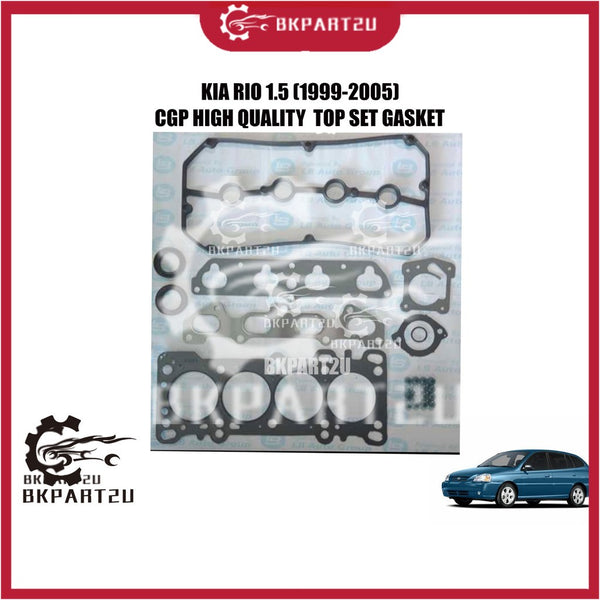 KIA RIO 1.5 (1999-2005) TOP SET GASKET TOP OVERHAUL SET MADE BY CGP