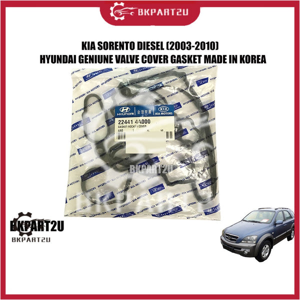 [DELIVERY ON 48 HOURS]  KIA SORENTO DIESEL (2003-2010) HYUNDAI GENUINE VALVE COVER GASKET MADE IN KOREA 22441 4A000
