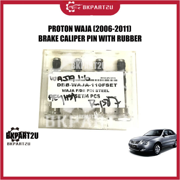 [DELIVERY ON 48 HOURS] PROTON WAJA MMC CAMPRO (2006-2011) FRONT BRAKE CALIPER PIN WITH RUBBER BUSH HIGH QULITY