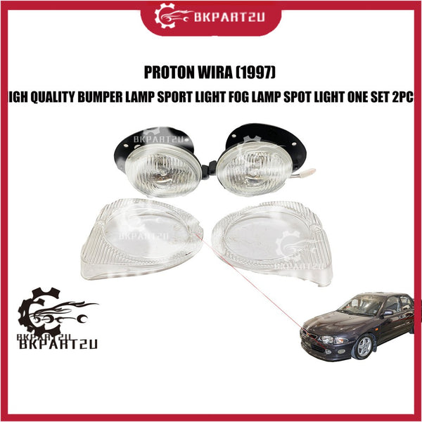 PROTON WIRA SATRIA PUTRA  (1997) FOG LAMP BUMPER LAMP SPORT LIGHT SPOT LIGHT ONE SET 2PCS
