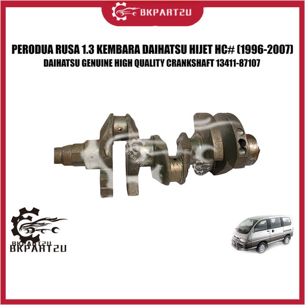 PERODUA RUSA 1.3 KEMBARA DAIHATSU HIJET HC# (1996-2007) CRANKSHAFT MADE BY DAIHATSU GENUINE 13411-87107