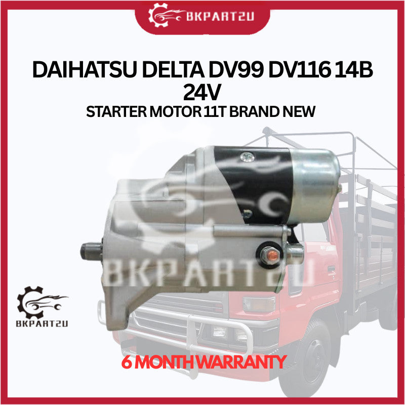 Dv99 Radiator DAIHATSU DELTA DV99 DV116 14B 24V STARTER MOTOR 11T BRAND NEW 6 MONTH ...