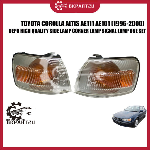 Toyota Corolla Altis Ae111 Ae101 (1996-2000) Side Lamp Corner Lamp Signal Lamp Signal Lampu With Socket One Set Depo