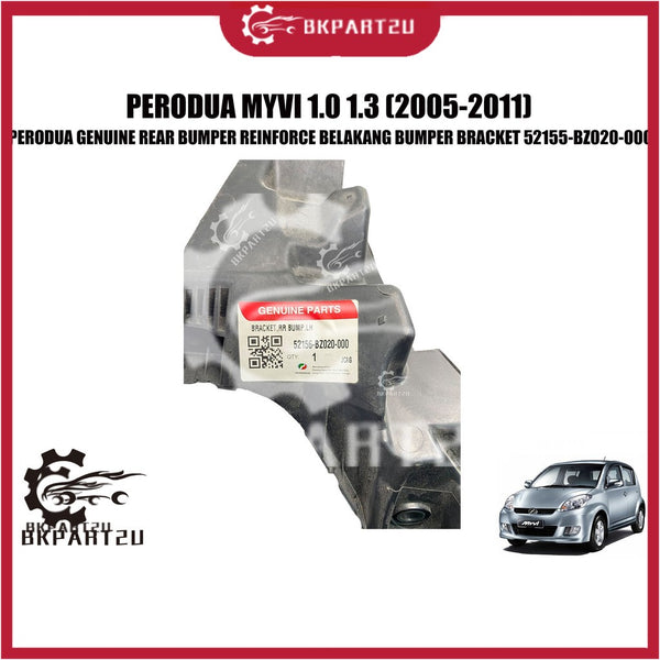 PERODUA MYVI 1.0 1.3 (2005-2011) BELAKANG REAR BUMPER REINFORCE BRACKET ORI 52155-BZ020 52156-BZ020