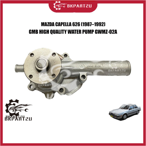 MAZDA CAPELLA 626 (OLD) (1987–1992) WATER PUMP WITH GASKET MADE BY GMB GWMZ-02A