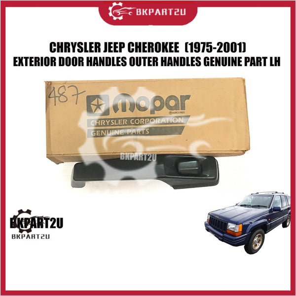 [Delivery on 48 hours] CHRYSLER JEEP CHEROKEE (1975-2001) EXTERIOR DOOR HANDLES OUTER HANDLE LH GENUINE PART MOPAR