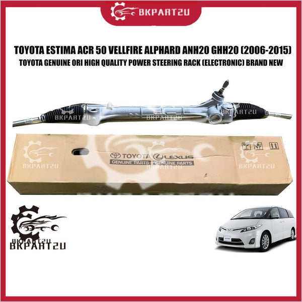 TOYOTA ESTIMA ACR 50 VELLFIRE ALPHARD ANH20 GHH20 (2006-2015) STEERING RACK MADE BY TOYOTA GENUINE ORIGINAL BRAND NEW