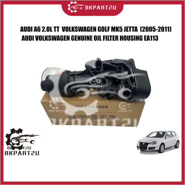 Audi Tt Tts A4 B7 Volkswagen Golf Mk5 Mk6 R(2005-2012)oil Filter Housing Assembly Voklswagen Genuine Part  06f 115 397 J