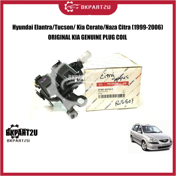 NAZA CITRA HYUNDAI ELANTRA/TUCSON/ KIA CERATO IGNITION PLUG COIL HIGH QUALITY MAKE IN KOREA ORIGINAL GENUINE PART