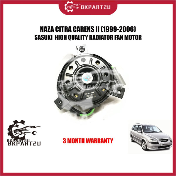 NAZA CITRA CARENS II (1999-2006) RADIATOR FAN MOTOR SASUKI OEM RADIATOR FAN MOTOR 3 MONTH WARRANTY